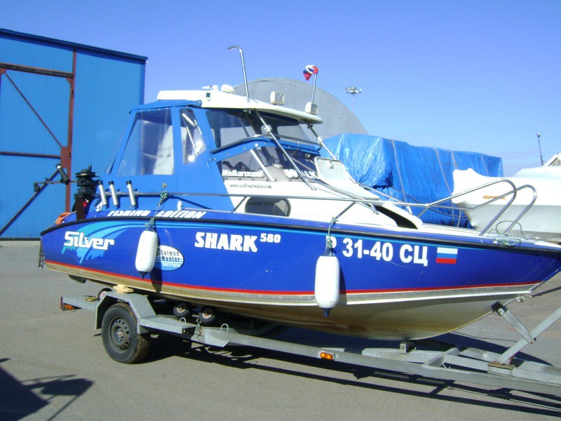 Тент на лодку Silver Shark 580